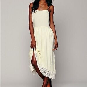 Free People Intimately Easy Breezy Crochet Maxi Dress